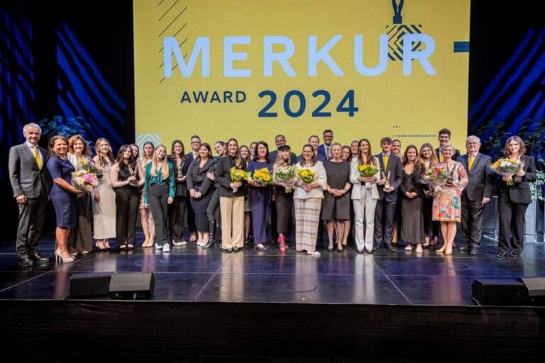 Das waren die Merkur Awards 2024: Vienna Business School zeichnet Schülerinnen und Schüler für besondere Leistungen aus