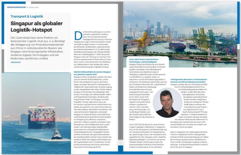 Singapur als globaler Logistik-Hotspot