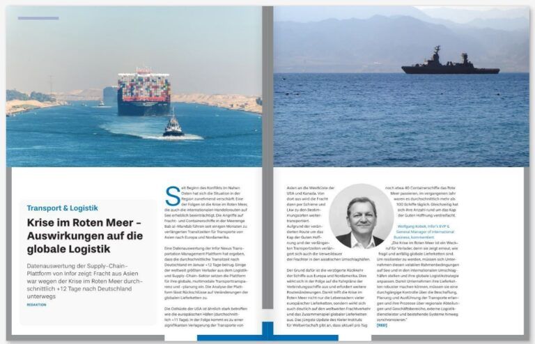 Krise im Roten Meer – Auswirkungen auf die globale Logistik