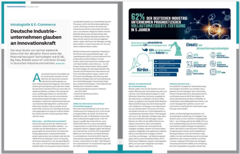 Deutsche Industrieunternehmen glauben an Innovationskraft