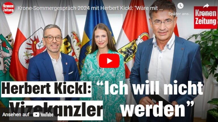 Krone-Sommergespräch 2024 mit Herbert Kickl