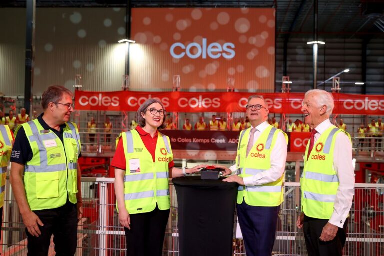 Coles eröffnet hochmodernes Verteilzentrum